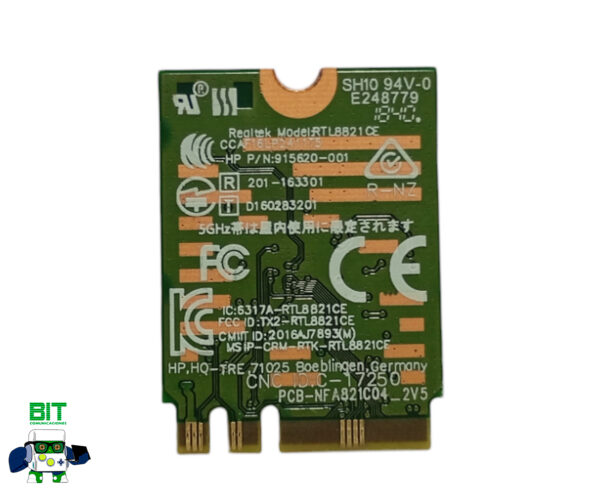 Placa De Red Wifi Notebook Realtek Rtl8821ce Bt 4.2 - Image 3