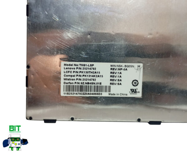 Teclado Original Notebook Lenovo G50-70 G50-80 B50-30 Z50-70 - Image 4
