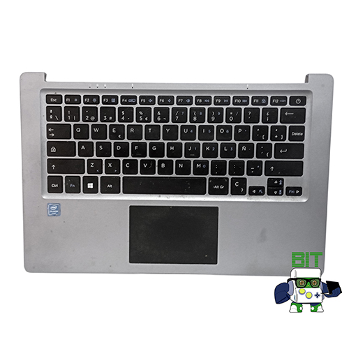Base Superior Palmrest Con Teclado Ok Notebook Exo Smart E19