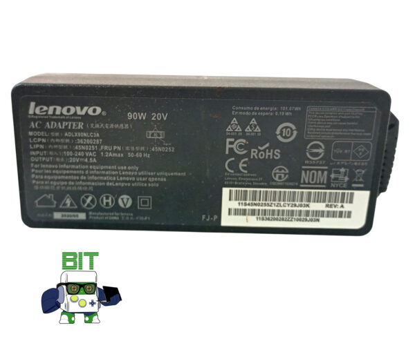 Cargador Notebook Lenovo Adlx90nlc3a 90w 20v 4.5a - Image 3
