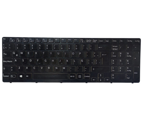 Teclado Retroiluminado Notebook Sony Vaio Sve15135clb - Image 2
