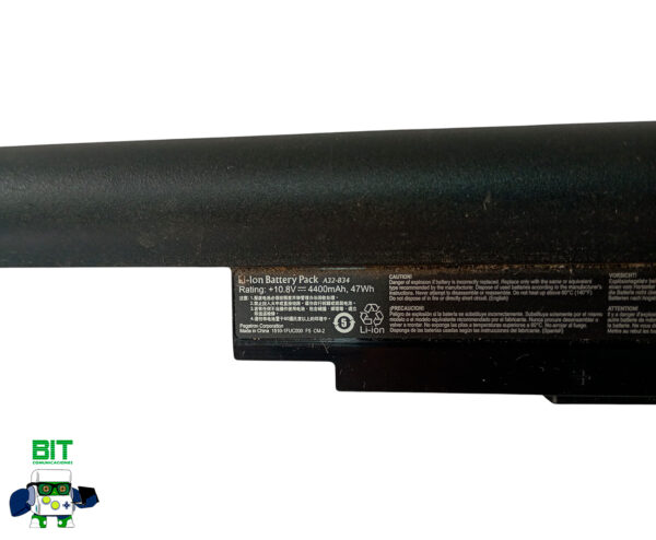 Bateria Notebook Tcl C3 4500 4400 Mah 10.8 V Original - Image 3