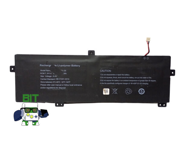 Bateria Original notebook Gateway Nv-4267121-2s Gwtn156-11bl 8.4v - Image 2