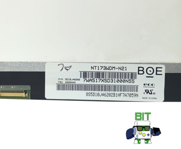 Pantalla Display Slim 17.3 30 Pines Nt173wdm-n21 Con Detalle - Image 3