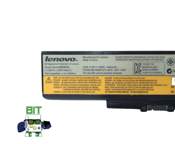 Bateria Notebook Lenovo G480 G485 g580 L11s6y01 Original 80% de capacidad - Image 3