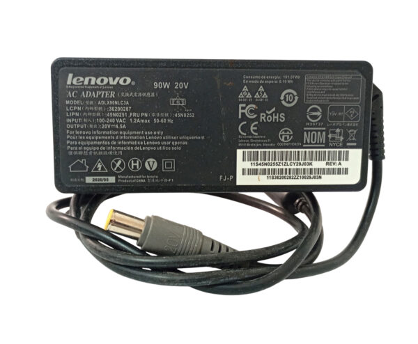 Cargador Notebook Lenovo Adlx90nlc3a 90w 20v 4.5a - Image 2