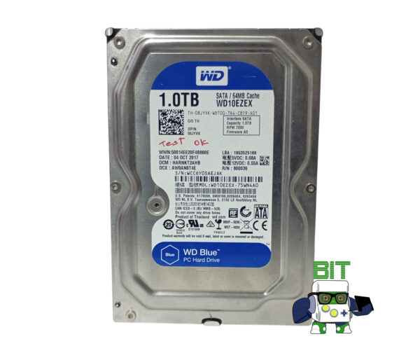 Disco Rigido Western Digital 1 Tb 7200 Sata 64mb Cache Plateado - Image 2