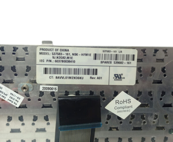 Teclado Notebook Compaq 515 511 510 610 615 537583-161 - Image 3