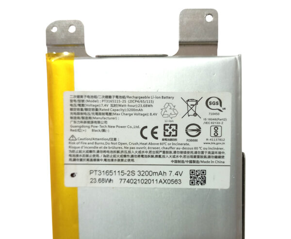 Bateria Notebook Gfast N-100 I4120w PT3165115-2S 7.6V 42.56Wh - Image 4