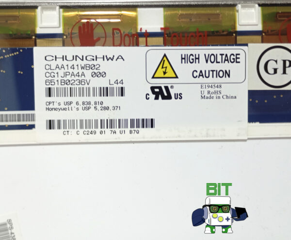 Pantalla Display Chunghwa 14.1 Claa141wb02 30 Pines - Image 4