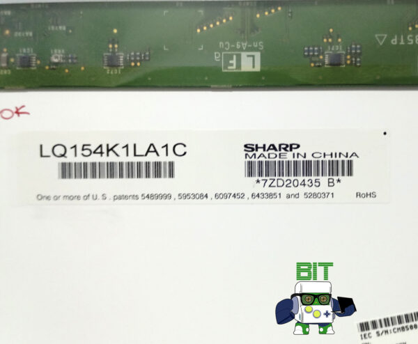Pantalla Display Notebook Sharp 15.4 Lq154k1la1c 30 Pines - Image 4