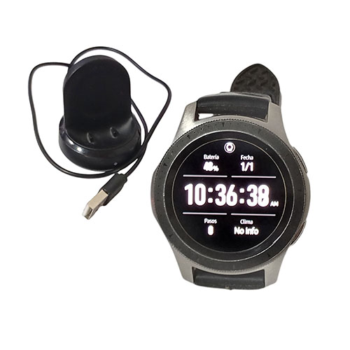 ft 500 Samsung Galaxy Watch (bluetooth) 1.3 46mm Sm-r800 Silver