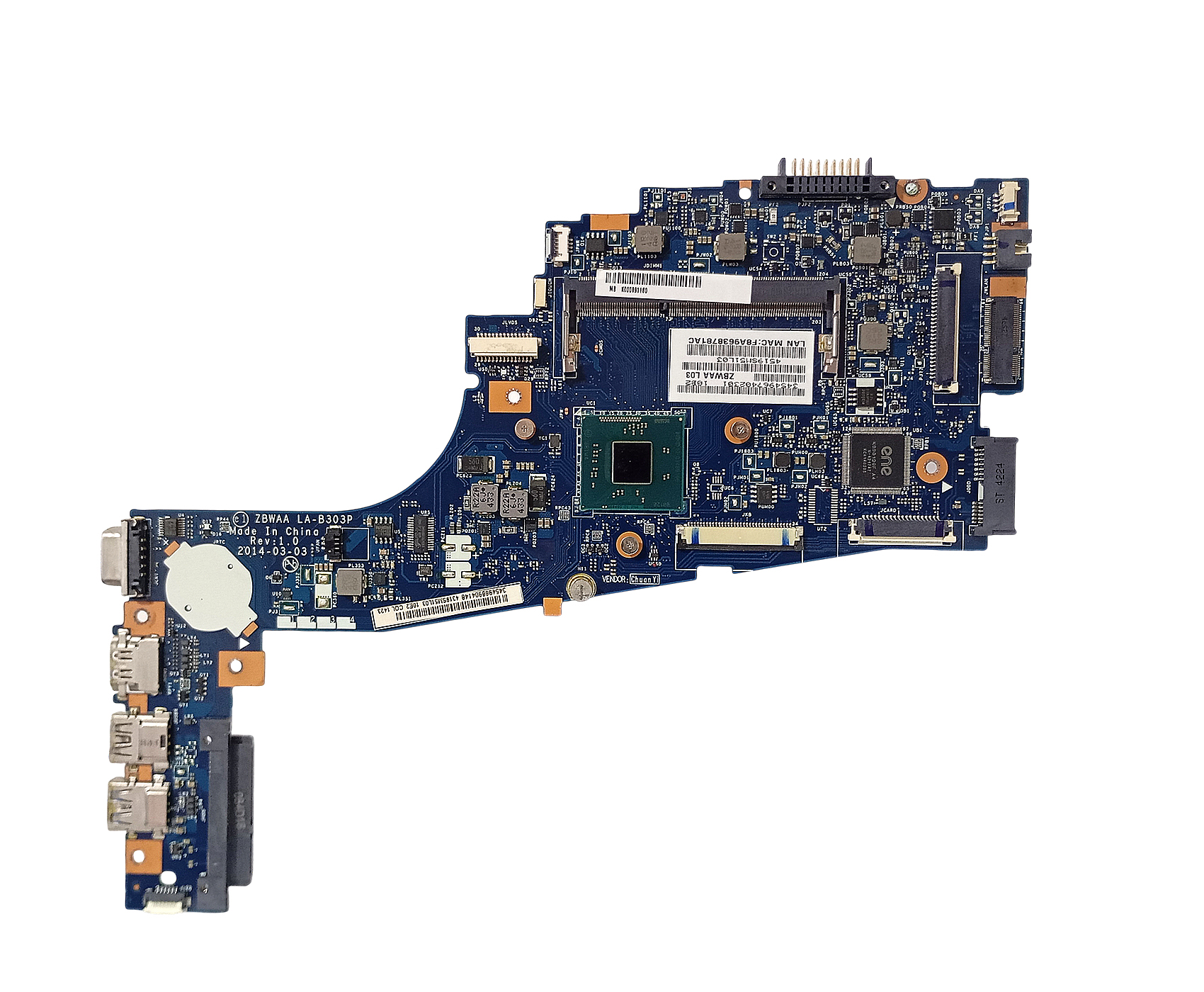 Placa Madre Notebook Toshiba Satellite C55 La-b303p - Image 2