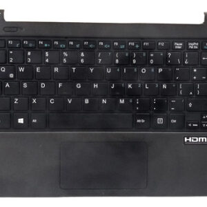 Base Superior Palmrest Teclado Ok Netbook Noblex Sf20ba Gris Oscuro