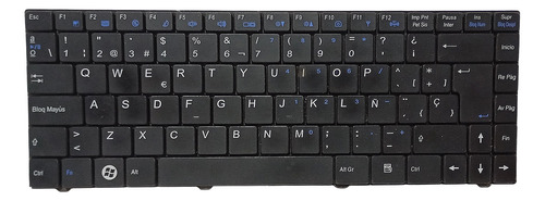 Teclado Bangho B240 B240xhu B2151xhu Futura 1400 C4500 Esp Negro