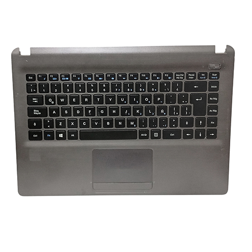 palmrest base superior y teclado notebook exo smart r8ce