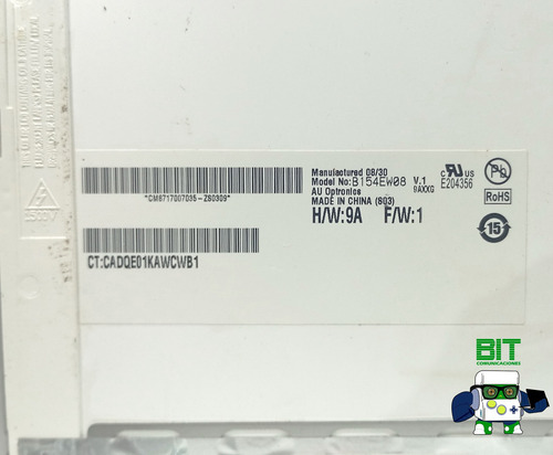 Pantalla Display 15.4 30 Pines B154ew08 Au Optronics - Image 4