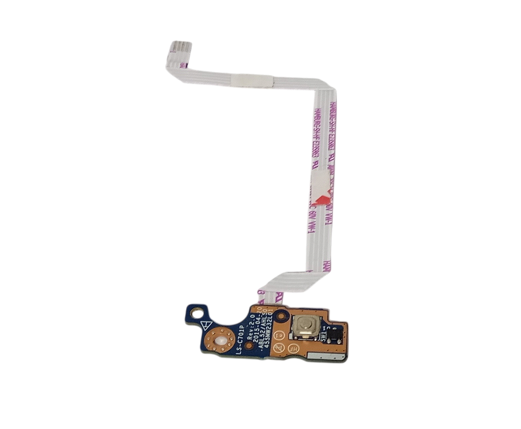 placa boton de encendido notebook hp 15 ac 250 g4 original - Image 2