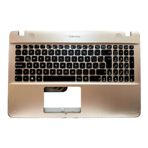 Teclado Con Palmrest Notebook Asus X541 Dorado Español