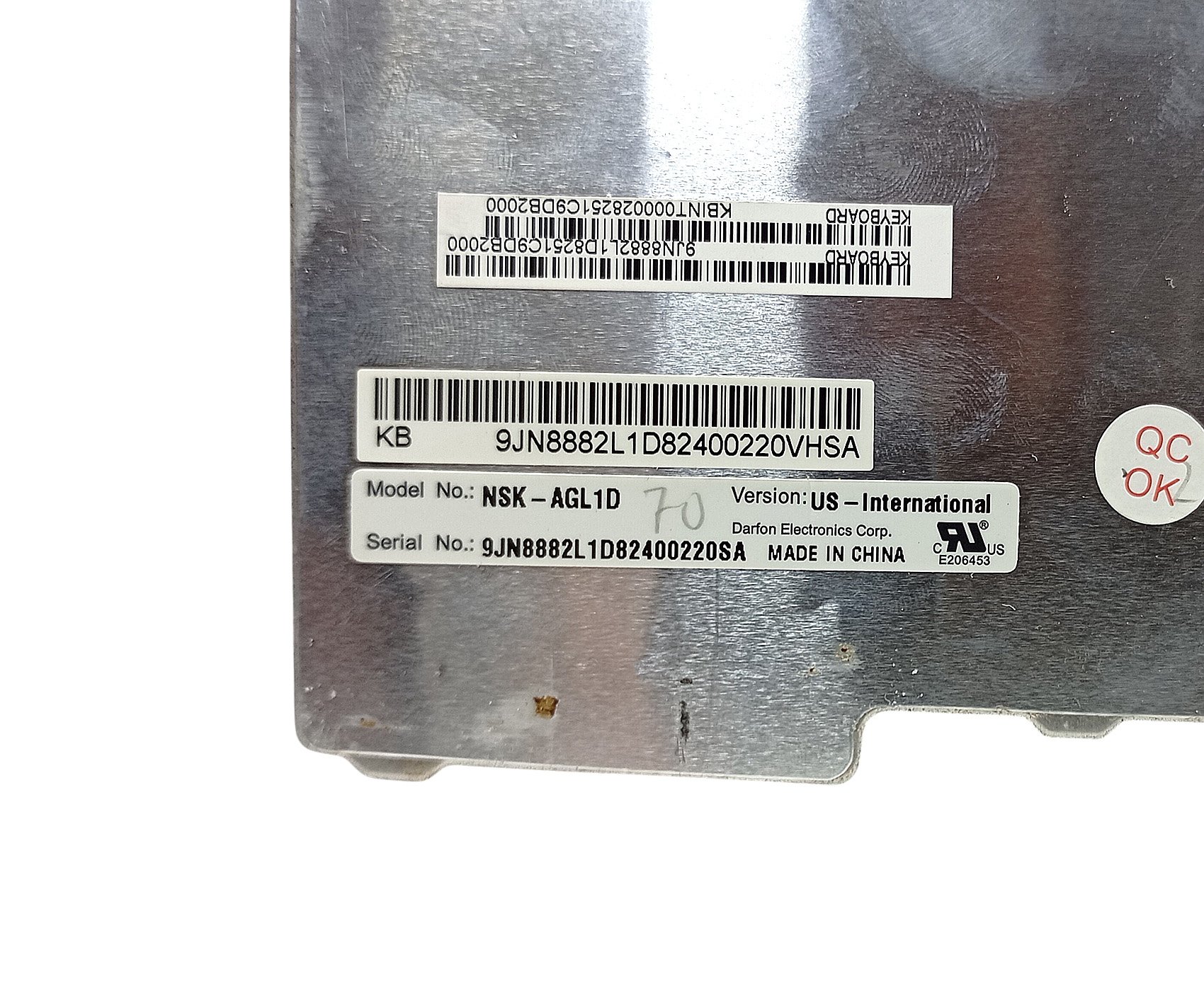 teclado original notebook acer extensa 5620z nsk-agl1d - Image 4