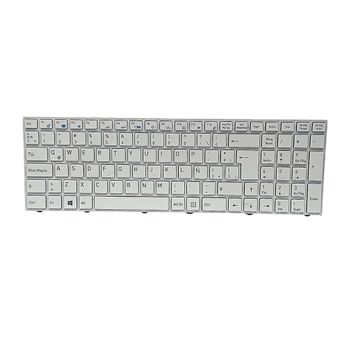 Teclado blanco Notebook Vaio Vjf154f11uar Vjf155f11uar