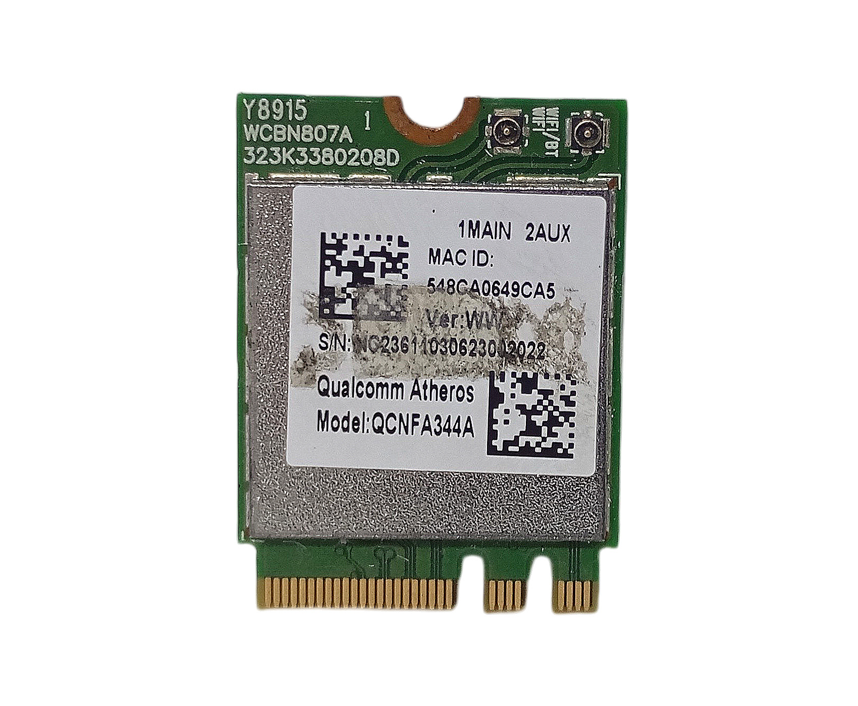 placa de red wifi atheros qcnfa344a 2.4 ghz 5 ghz bluetooth 4.1 - Image 2