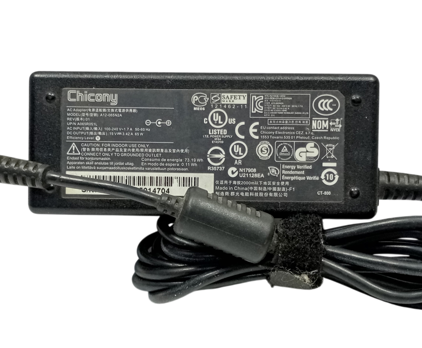 Cargador Compatible Banghó Notebook Max G01 65 W 20v 3.42a - Image 3