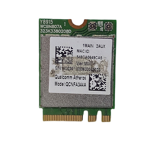placa de red wifi atheros qcnfa344a 2.4 ghz 5 ghz bluetooth 4.1