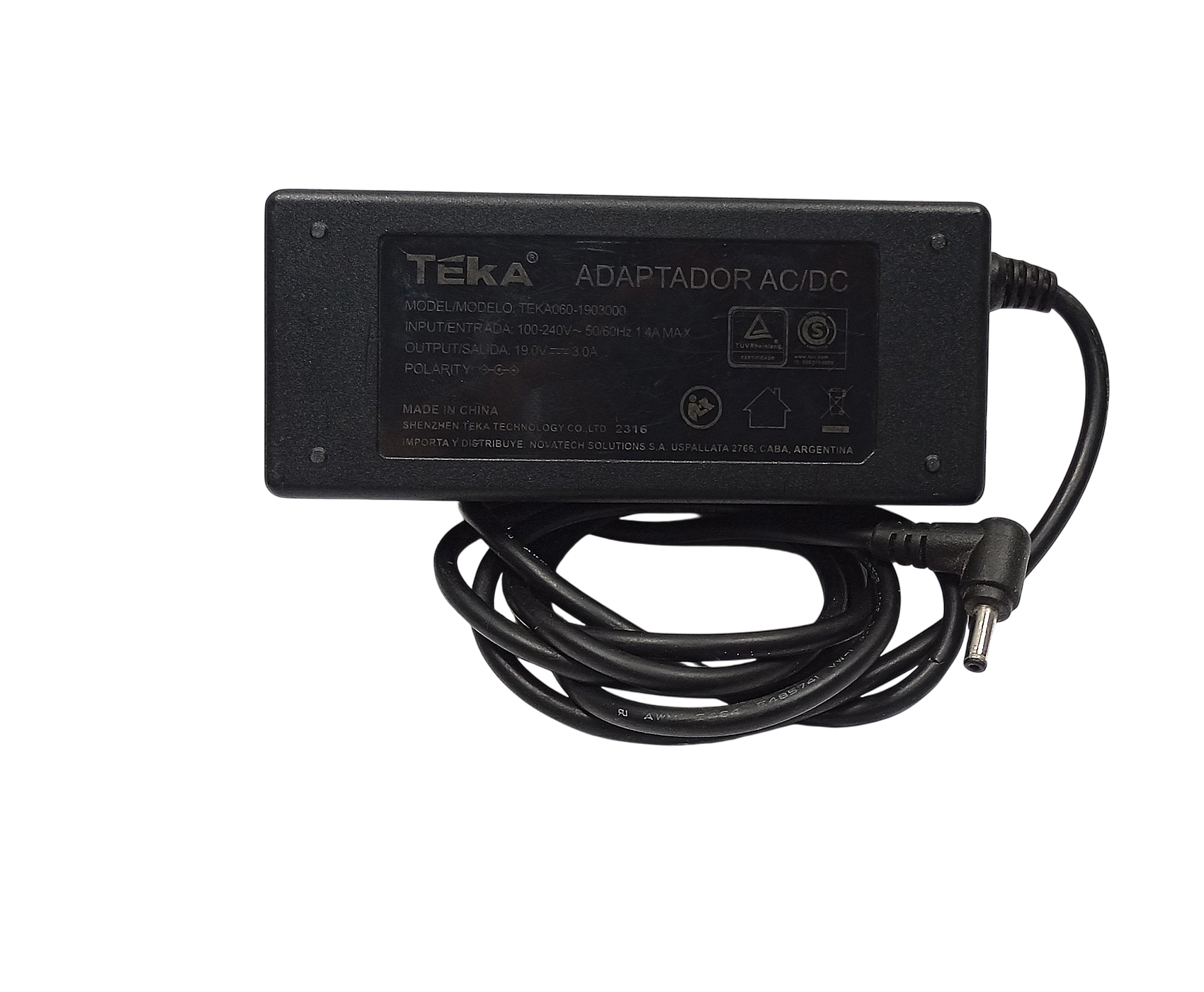 cargador notebook teka 19v 3.5mm teka060-1903000 - Image 2