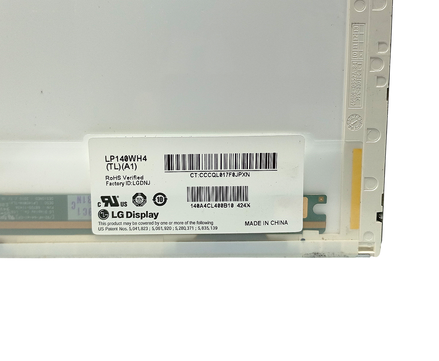 Pantalla Display LG 14.0 40 pines LP140wh4(TL)(A1) - Image 4