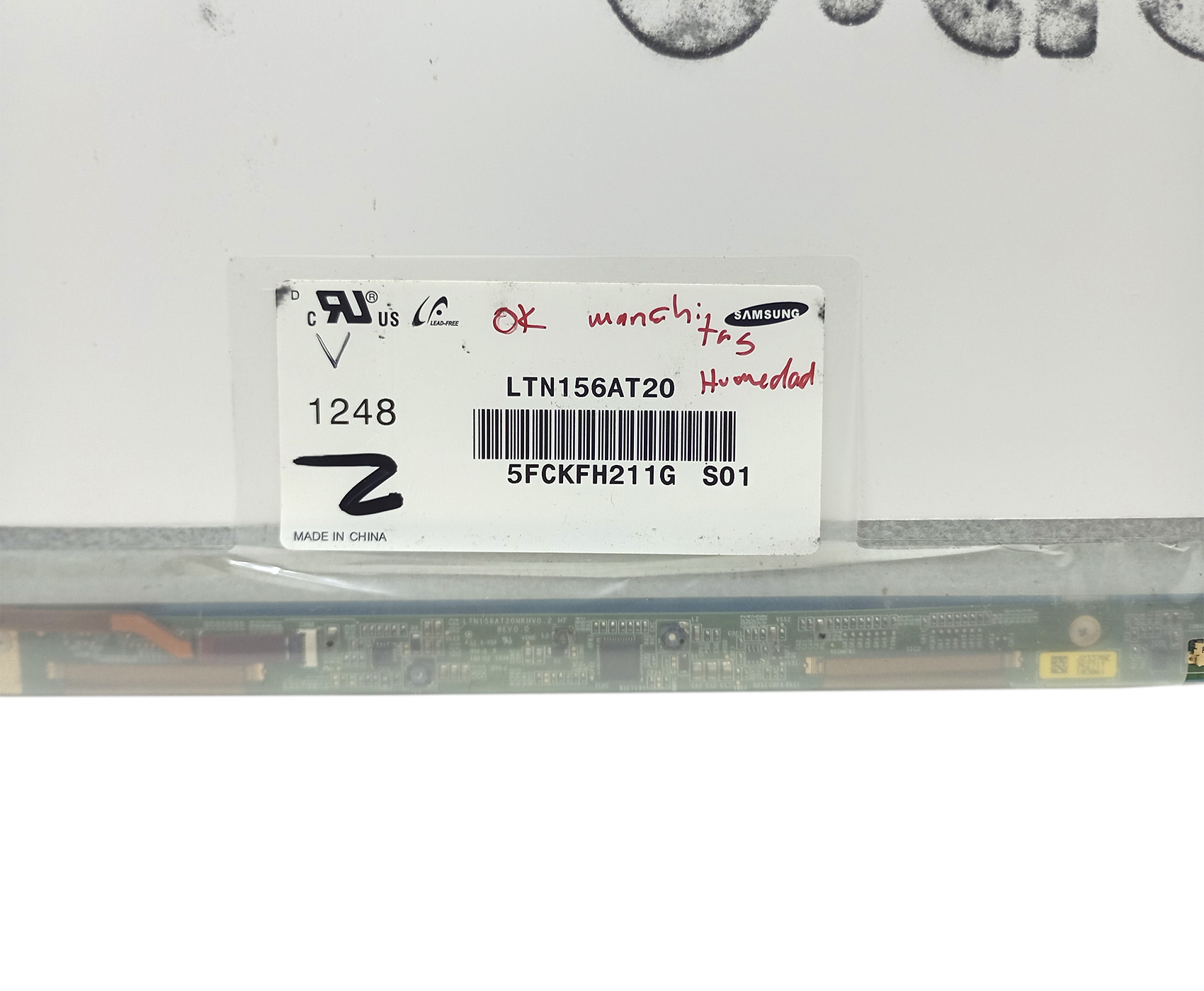 pantalla display notebook ltn156at20 15.6 40p c/detalle - Image 4