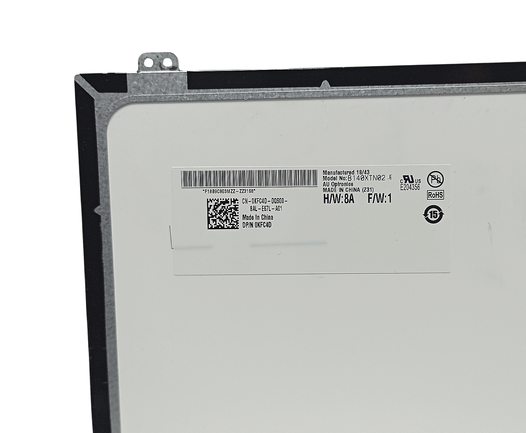 Pantalla Display au optronics 14.0 30 Pines Slim b140xtn02.e - Image 4