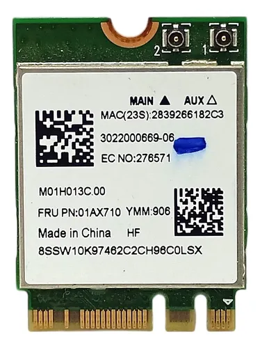 Placa De Red Wifi M.2 Notebook Realteck Rtl8821ce - Image 2