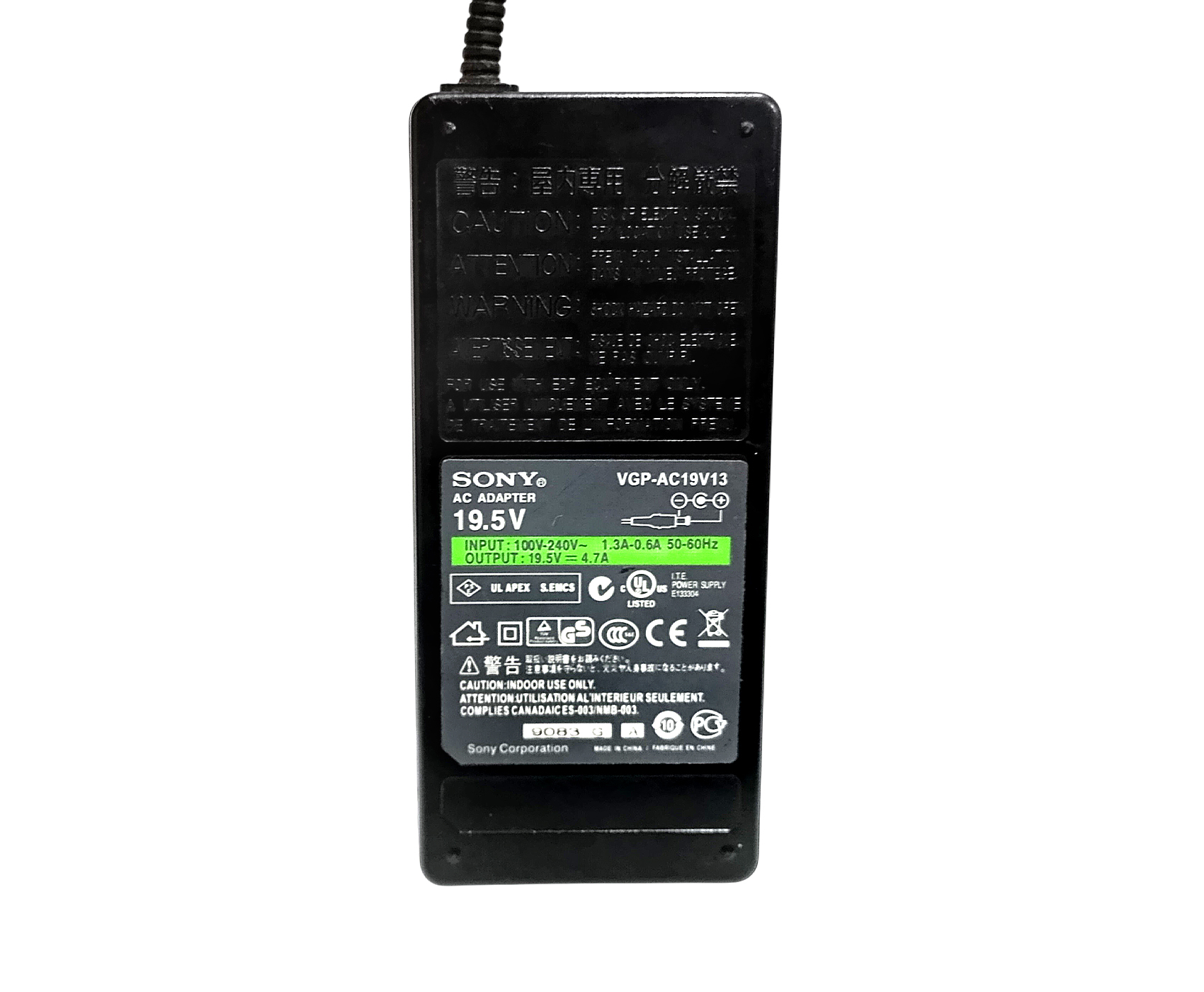 Cargador Sony Vgp-Ac19v13 90W 19.5v 4.7a Original - Image 3