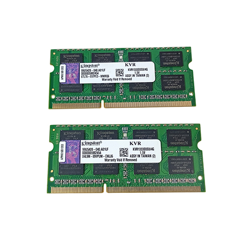 Memorias Ram Kingston Drr3 1333mhz 1.5v 8gb (4GB x2 dual Channel)