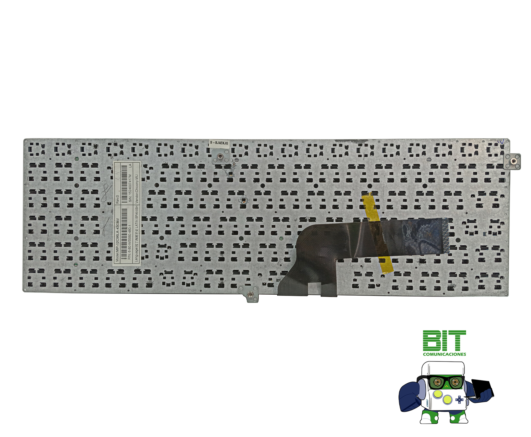 Teclado Notebook Bangho Max 1524 G01 G0101 Mp12c96la-4303w N - Image 3