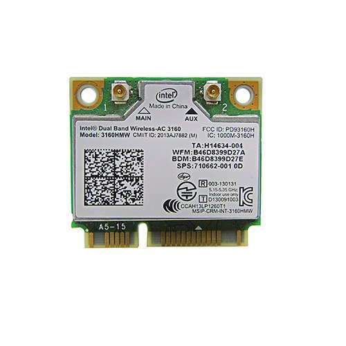 Placa Wifi Dual Band Notebook Intel 3160hmw