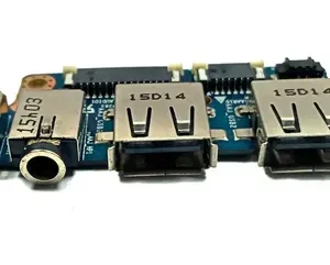 Placa De Puertos Usb Y Audio Notebook Bangho Max G04