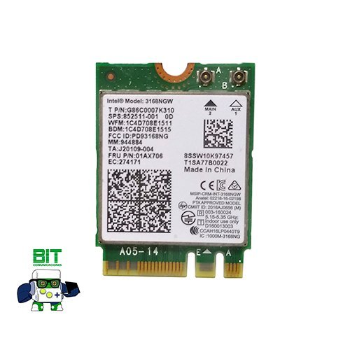 Placa Red Wifi Intel 3168ngw