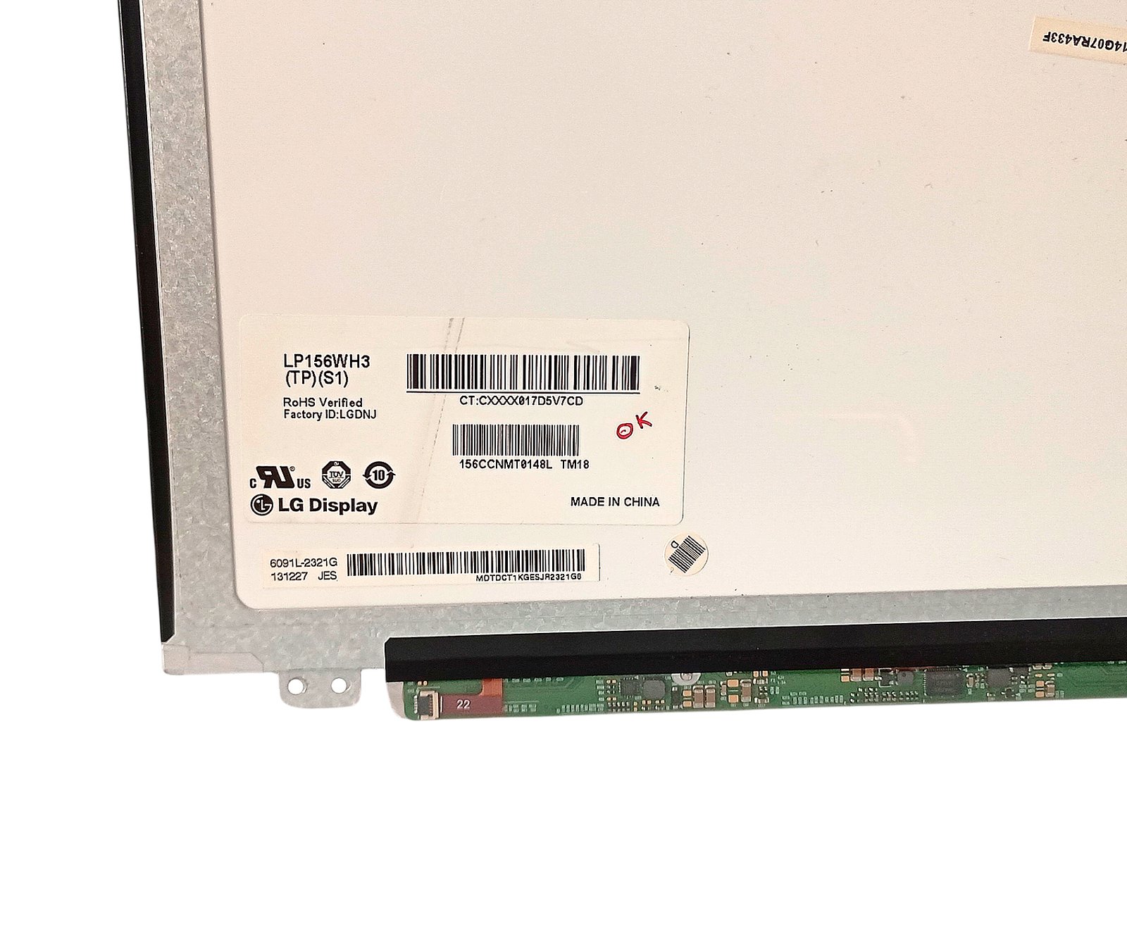 Pantalla Display Slim LG 15.6 30 Pines LP156WH3(TP)(S1) - Imagen 5