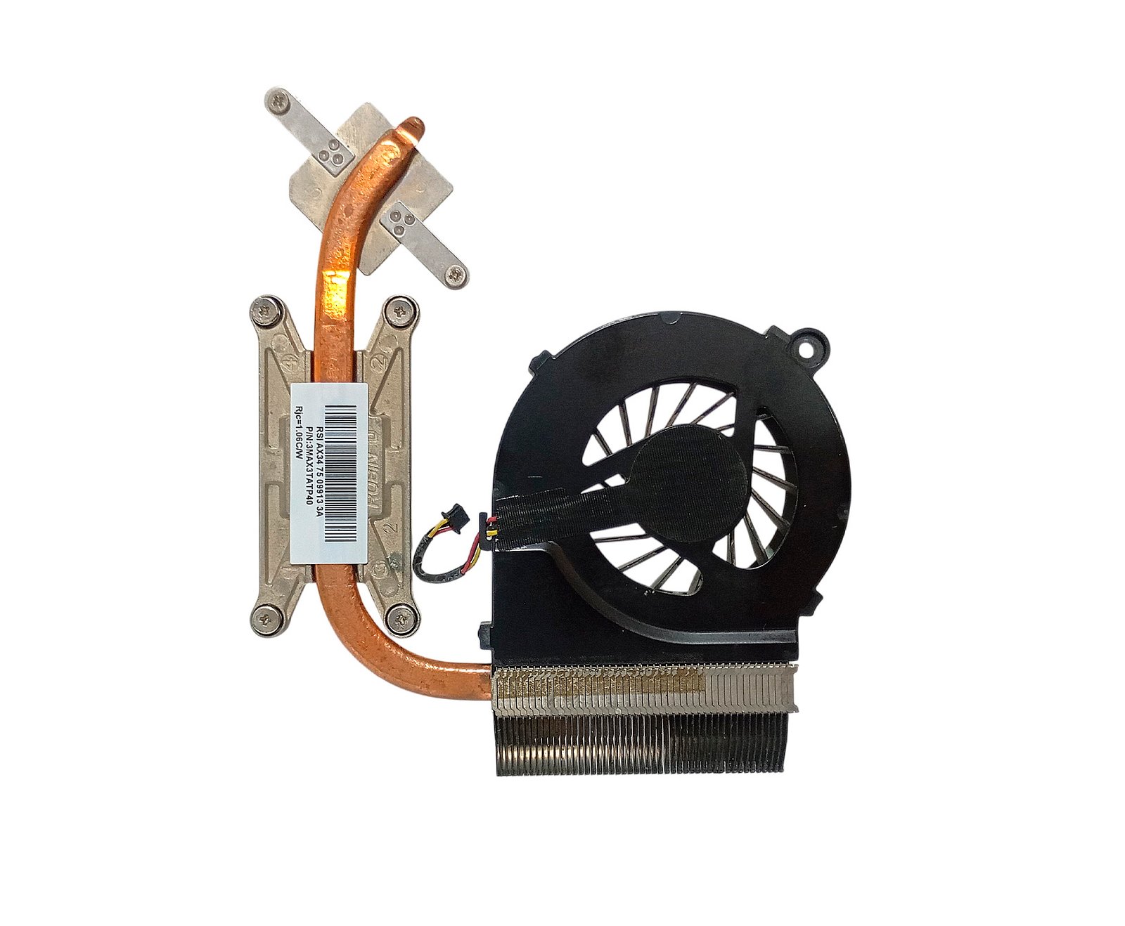 Fan Cooler Notebook Hp Compaq Cq42 Con Disipador - Imagen 3