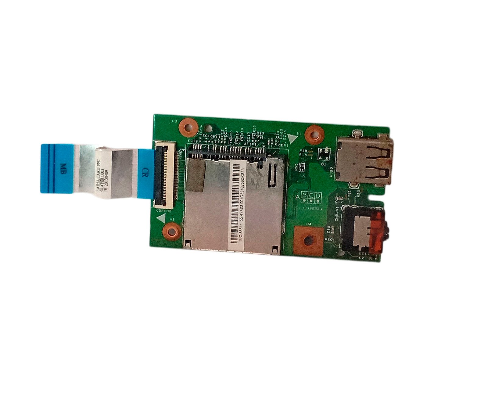 Placa de Puertos Usb Audiojack SD Notebook Lenovo B590 - Imagen 3